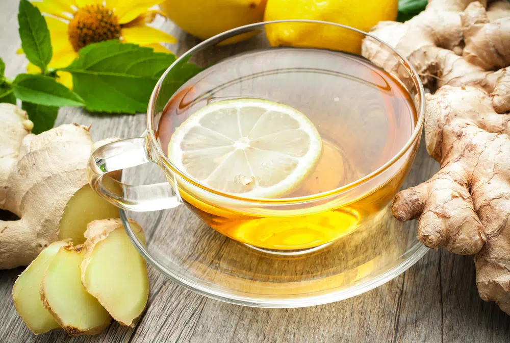 شاي الزنجبيل مع الليمون و تنظيف الكبد