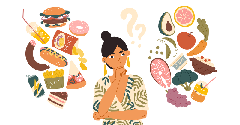 التفكير المفرط في الطعام